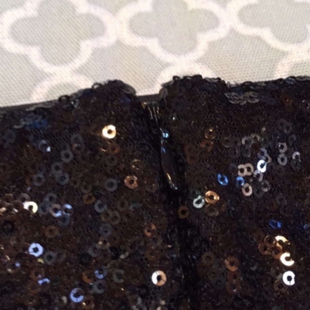 Lane Bryant Black Sequin Pencil Skirt 16 - Picture 6 of 6